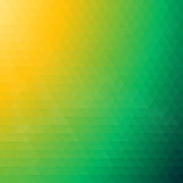 Triangles jaune-vert, illustration dans un style polygonal. eps 10 — Image vectorielle