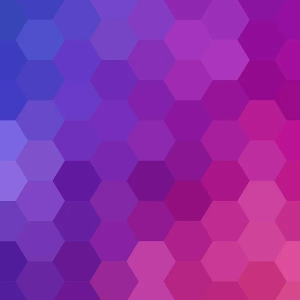 Rosa-blaue Sechsecke. polygonaler Stil. abstrakter Vektorhintergrund — Stockvektor