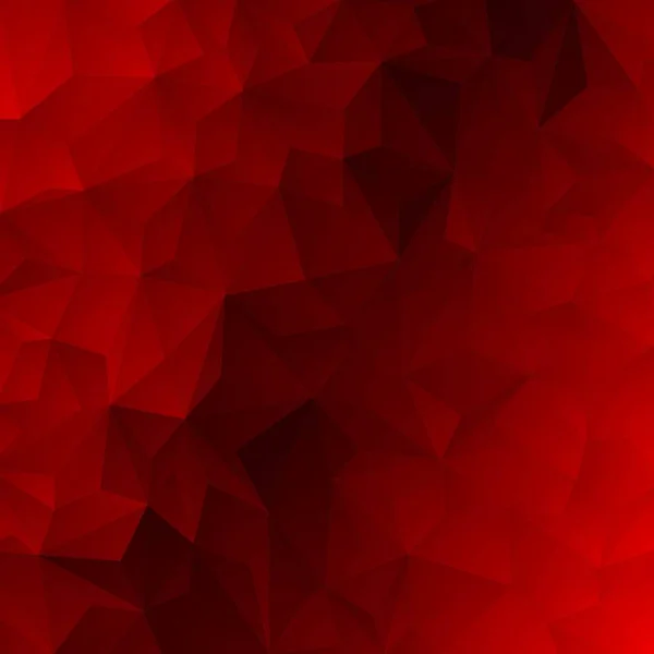 Fond géométrique vectoriel abstrait, plans rouges, cristaux. eps 10 — Image vectorielle