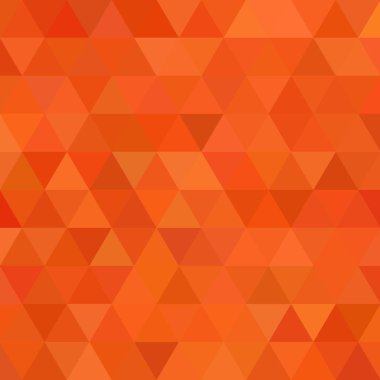 Üçgenler turuncu arka plan. soyut vektör illüstrasyon. eps 10