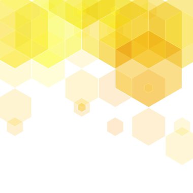 soyut vektör geometrik arka plan. sarı altıgenler. eps 10