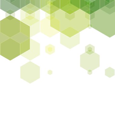 soyut geometrik arka plan. yeşil altıgenler. reklam düzeni. sunu şablonu. eps 10