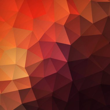 reklam için kırmızı kahverengi üçgenler düzeni. eps 10