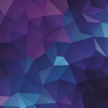 Mavi üçgenler. Sunum, reklam için vektör arka plan. eps 10