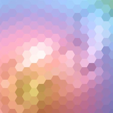 renkli soyut altıgenler. reklam düzeni. modern sunum şablonu. eps 10