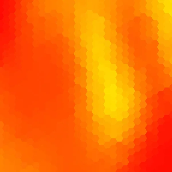 Sfondo esagonale arancione astratto. layout per la pubblicità. punti 10 — Vettoriale Stock