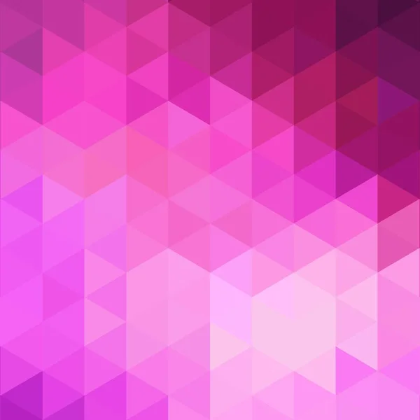 Fondo geométrico vector abstracto. triángulos rosados. eps 10 — Vector de stock