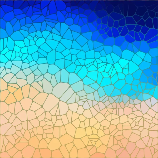 Farbigen abstrakten Hintergrund aus Muscheln. Präsentationslayout. Folge 10 — Stockvektor