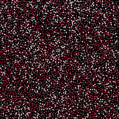 bir daire içinde renkli titreşen parçacıklar. tatil, kartpostal, eğlence. eps 10