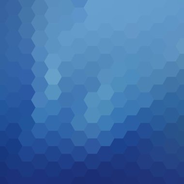 mavi vektör soyut altıgen arka plan. reklam düzeni için illüstrasyon. eps 10