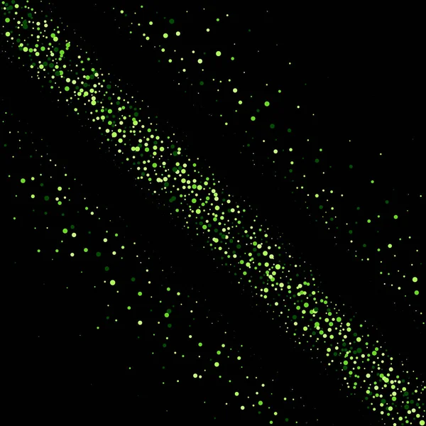 Lignes brillantes vertes sur fond noir. eps 10 — Image vectorielle