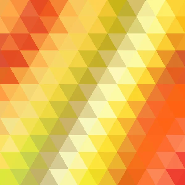Fond abstrait jaune-orange de triangles. modèle de présentation. eps 10 — Image vectorielle