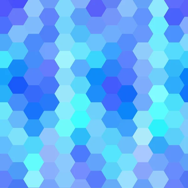 Hexagones abstraits bleus style polygonal. disposition pour la publicité. eps 10 — Image vectorielle