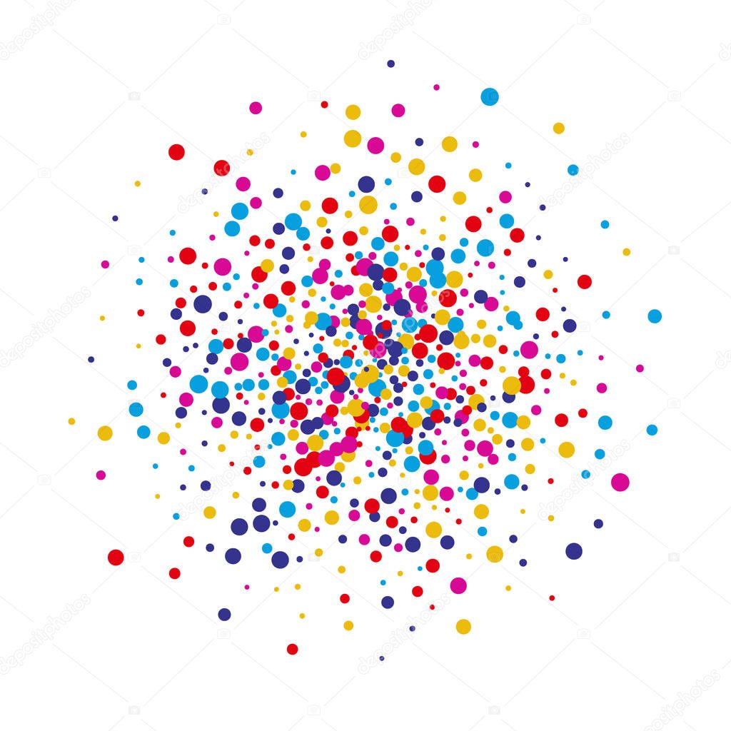 colored circles on a white background. Photo Frame. Celebration. vector background. eps 10