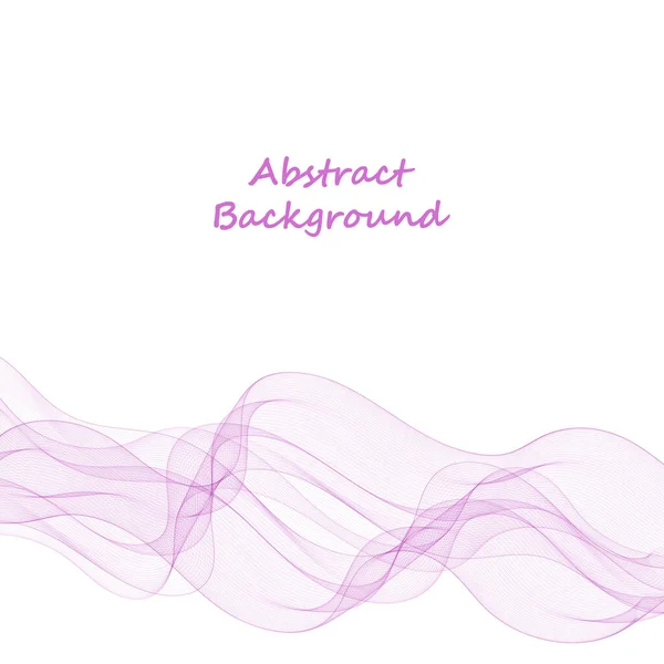 Violet Wave Abstract Vector Illustration Background Image — Stock Vector