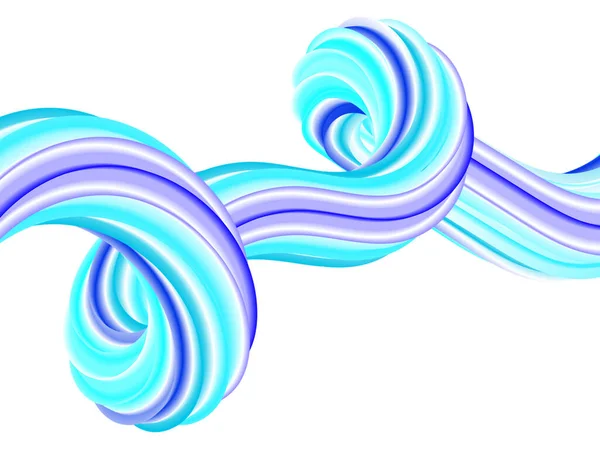 Blå Vågig Bakgrund Vätskevågformer — Stock vektor