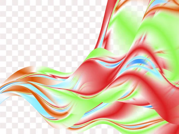 Onda Forma Líquida Fondo Fluido Abstracto Formas Líquidas Coloridas Con — Vector de stock