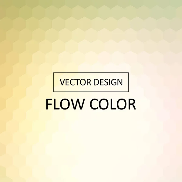Farbiger Sechseck Hintergrund Abstrakter Geometrischer Hintergrund Eines Vektors — Stockvektor