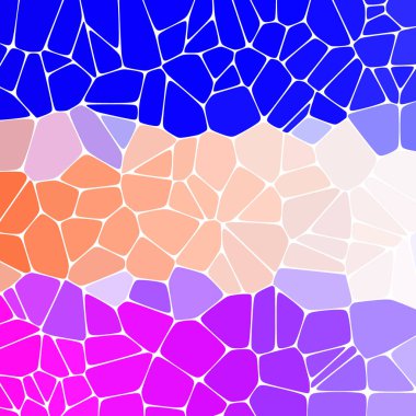 renkli mozaik desen. çok renkli çakıl taşları. çokgen biçimi