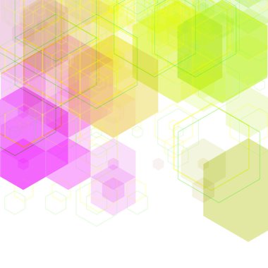 Geometrik şekilli renkli şablon. Soyut vektör üçgenleri