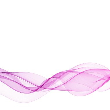 Soyut pürüzsüz renk dalga vektörü. Eğri akış mavi hareket çizimi. Duman tasarımı. Vektör çizgileri.