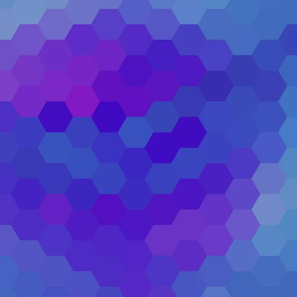 六角形の青の背景 プレゼンテーション用のアブストラクトテンプレート チラシデザイン 証明書のためのMのラケット — ストックベクタ