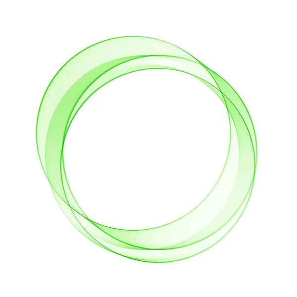 Fond Abstrait Avec Des Cercles Verts — Image vectorielle