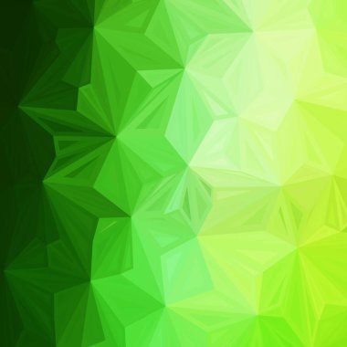 Yeşil üçgen arka plan. Geometrik tasarım ögesi