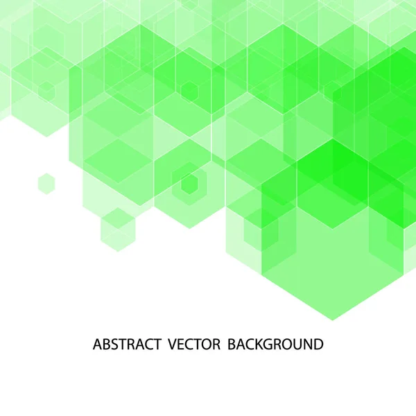 Yeşil Geometrik Arka Plan Soyut Arkaplan Vektörü Geometrik Tasarım Elemanı — Stok Vektör