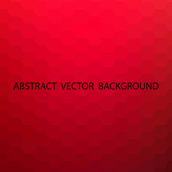 Rot Geometrischer Hintergrund Abstrakter Hintergrund Geschäftsvektor Geometrisches Design Element Sechseck — Stockvektor