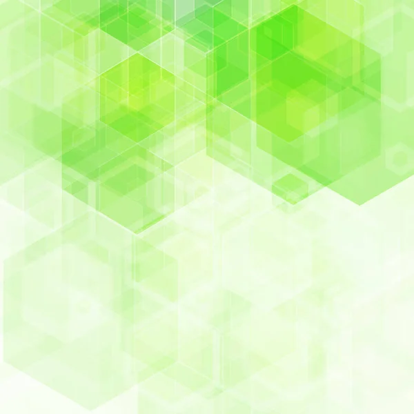 Fond Géométrique Contexte Abstrait Vecteur Affaires Elément Design Hexagone Vert — Image vectorielle