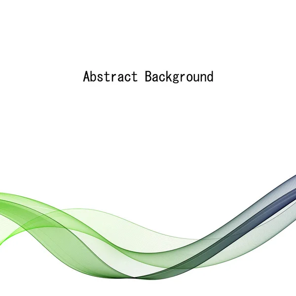 Abstrakter Vektorwellen Hintergrund Farbige Wellen Design Element Gebogene Linien Isoliert — Stockvektor