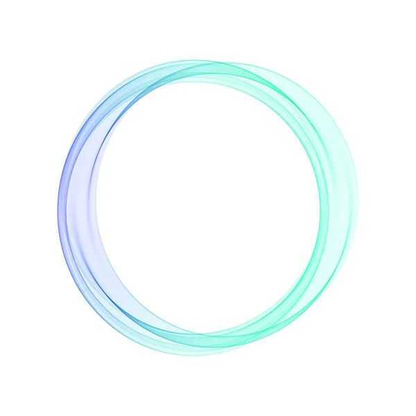 Fond Vectoriel Abstrait Élément Conception Cercle Bleu — Image vectorielle
