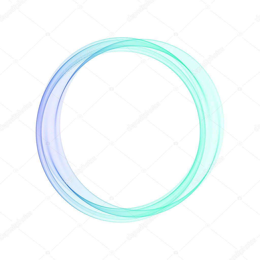 Abstract vector background. Design element - blue circle.