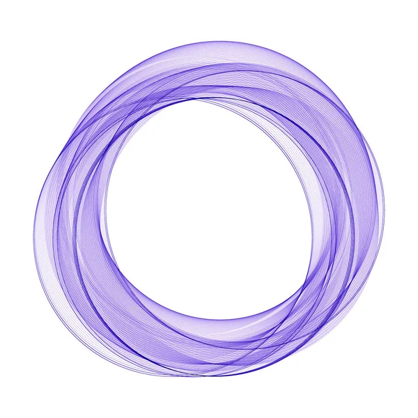 Fond Vectoriel Abstrait Onde Couleur Cercle — Image vectorielle