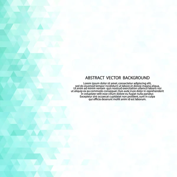 Blauer Gittermosaik Hintergrund Kreative Design Vorlagen Dreieck — Stockvektor