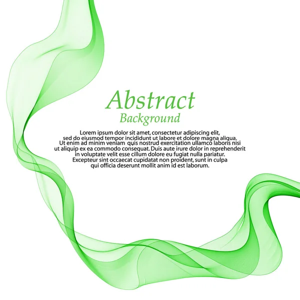 Vecteur Abstrait Lignes Onde Colorées Fond Blanc Éléments Design Moderne — Image vectorielle