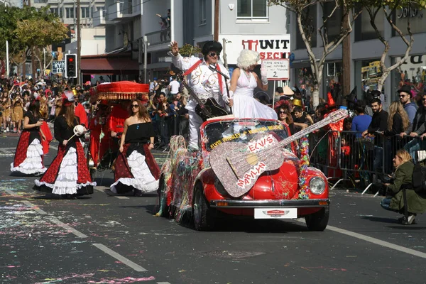 Limassol Chypre Février 2017 Carnaval Annuel Limassol Défilé Grand Carnaval — Photo