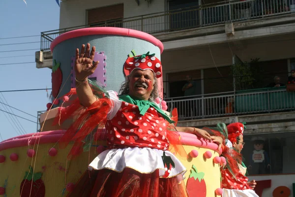 Limassol Chipre Febrero 2017 Carnaval Anual Limassol Gran Desfile Carnaval — Foto de Stock
