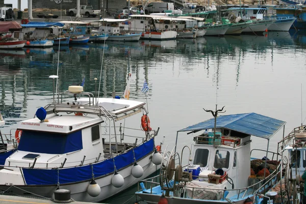 Limassol Chipre Novembro 2018 Vista Dos Iates Barcos Porto Limassol — Fotografia de Stock