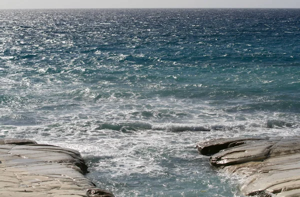Agios Georgios Alamanos Plaży Limassol Cypr — Zdjęcie stockowe