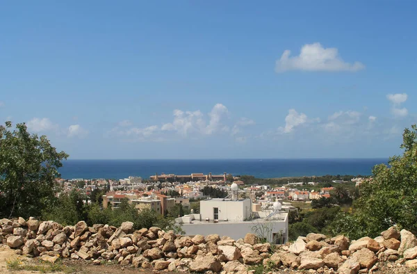 Пафос Кипр Апреля 2019 Панорамный Вид Като Пафос Средиземное Море — стоковое фото