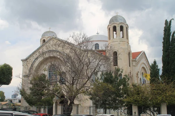 Limassol Cyprus April 19Th 2019 Church Holy Trinity Agia Triada Stock Photo