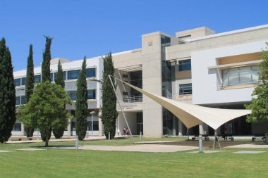 Lefkoşa, Kıbrıs, 7 Mayıs 2019: Kıbrıs Üniversitesi Kampüsü, 