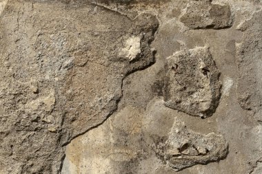 Eskimiş eskimiş kahverengi gri beton duvar dokusu