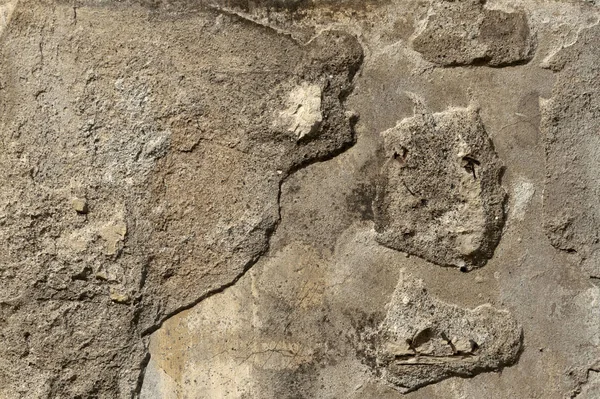 Stare Szorstkie Wietrzne Przestarzałe Brązowawo Szare Betonowe Ściany Tekstury — Zdjęcie stockowe