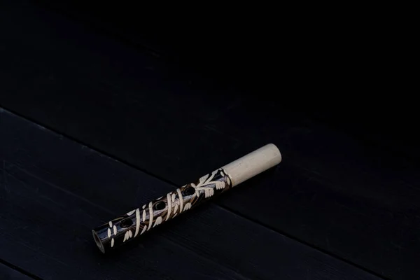 Little Flute Made Wood — Stock Photo, Image