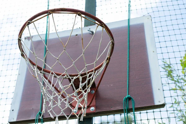 Basketkorg Gården — Stockfoto