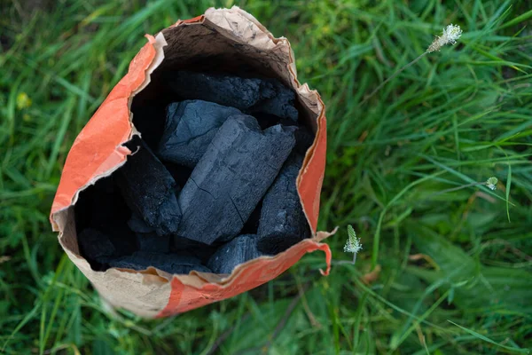 Campfire Coals Bag — Stock Photo, Image