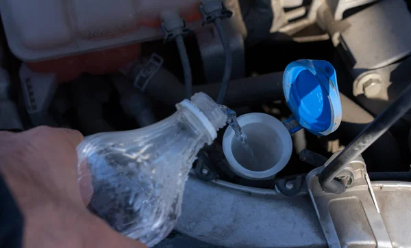 Tanque Máquina Para Anticongelante Agua —  Fotos de Stock